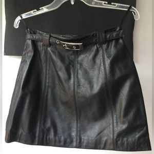 Willson Leather ! Mini Skirt